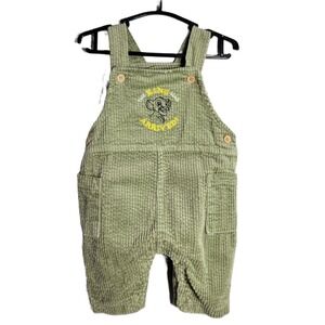 Disney Baby The Lion King Simba Corduroy Overalls Green 0-3M Boys Girls Infants